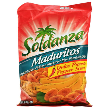 SOLDANZA MADURITOS PEPPER SWEET RIPE PLANTAIN CHIPS