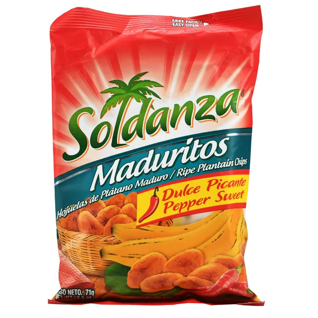 Load image into Gallery viewer, SOLDANZA MADURITOS PEPPER SWEET RIPE PLANTAIN CHIPS
