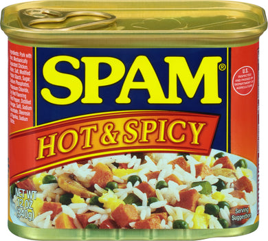 SPAM HOT AND SPICY