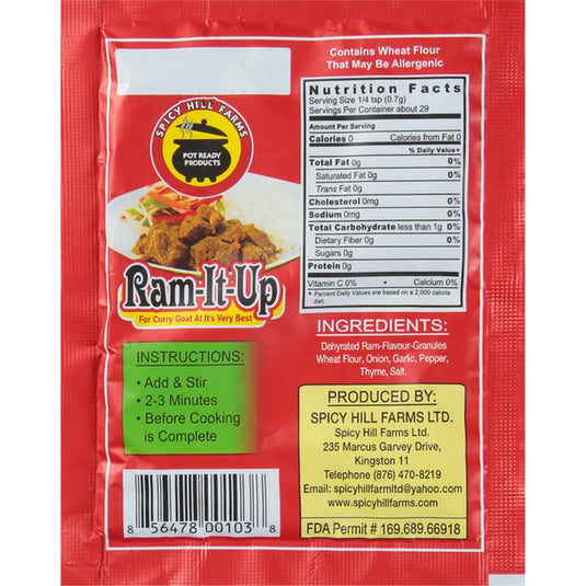 SPICY HILL FARMS RAM-IT-UP CURRY GOAT BOOSTER