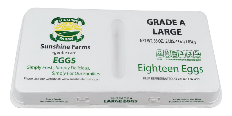 Load image into Gallery viewer, SUNSHINE FARMS LARGE EGGS

