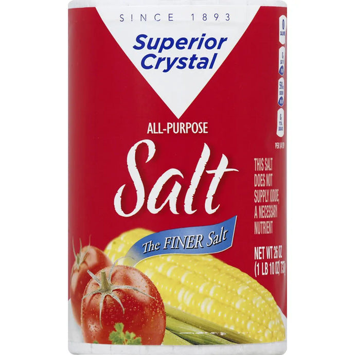 SUPERIOR CRYSTAL ALL PURPOSE SALT THE FINER SALT