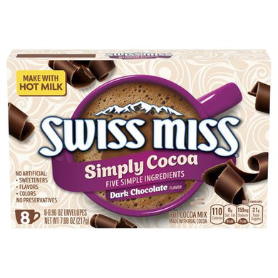 SWISS MISS SIMPLY COCOA DARK CHOCOLATE HOT COCOA MIX