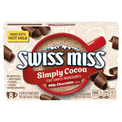 SWISS MISS SIMPLY COCOA MILK CHOCOLATE HOT COCOA MIX