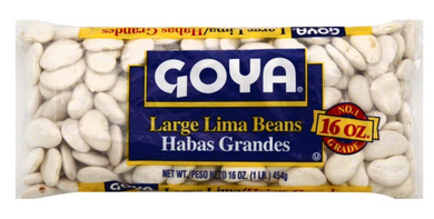 GOYA BAG OF LARGE LIMA BEANS