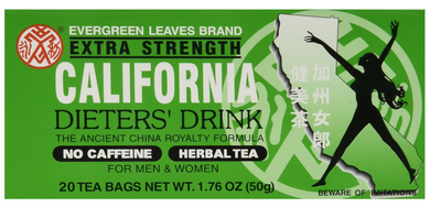 EVERGREEN LEAVES BRAND CALIFORNIA DIETERS' DRINK