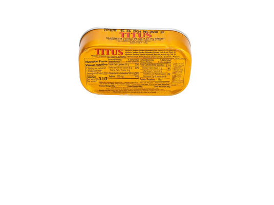 TITUS SARDINES IN SOYBEAN OIL AND CHILI PEPPER