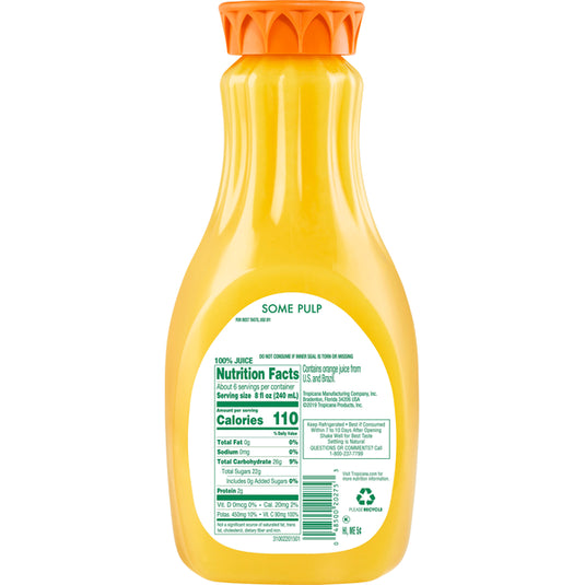 TROPICANA PREMIUM SOME PULP ORANGE JUICE