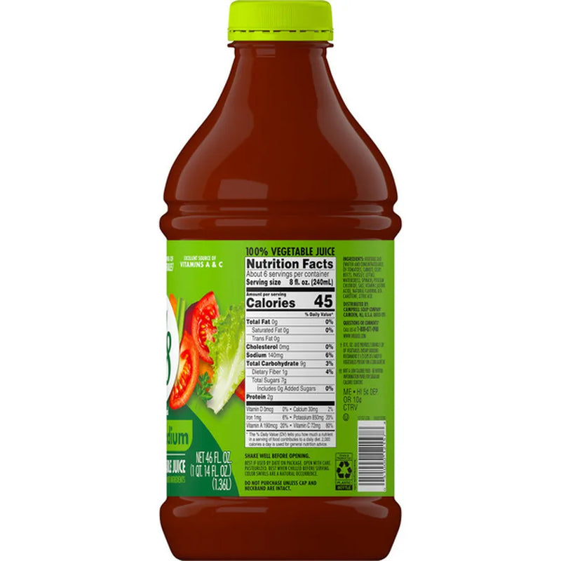 Load image into Gallery viewer, V8 ORIGINAL 100% VEGETABLE JUICE LOW SODIUM
