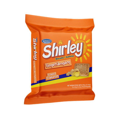 WIBISCO SHIRLEY BISCUITS GINGER 8 PACKS