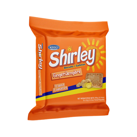 WIBISCO SHIRLEY BISCUITS GINGER 8 PACKS